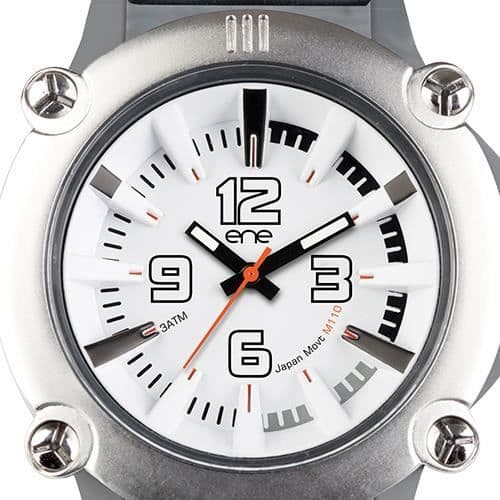 Herrklocka - Ene Montres - UE72418 - Grå nylonarmband - Analog Quartz