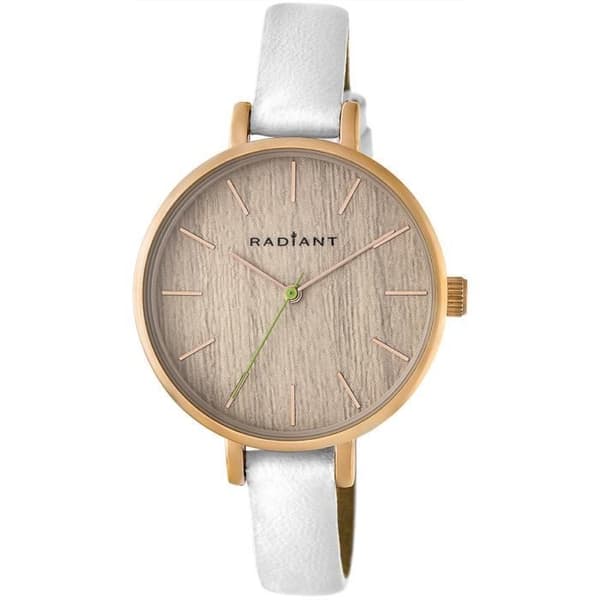 Damklocka RADIANT NEW WOOD RA430601 - RADIANT - Kvarts - Analog - Läder