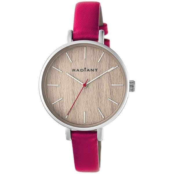 Damklocka RADIANT NEW WOOD RA430603 - RADIANT - Kvarts - Analog - Läder