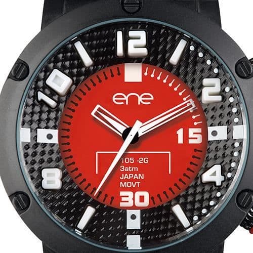 eneWatch UE72708 - Herrklocka - Grå nylonarmband - Analog kvarts