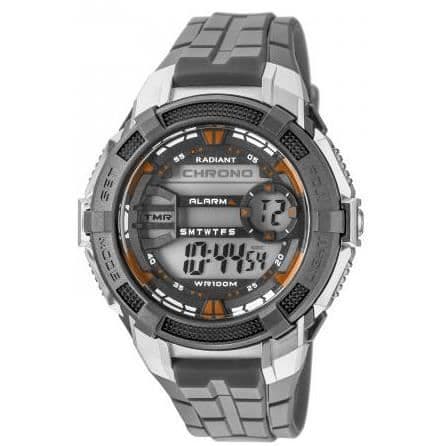 Herrklocka - RADIANT - NEW SPIDER RA341602 - Sport - Kvarts - Digital - Grå/silver