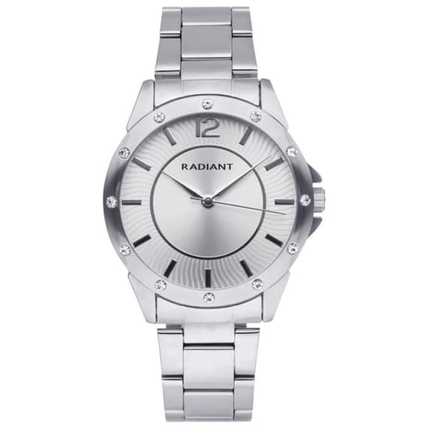 Kvinnotimme - RADIANT - LEXA RA568201 - Kvarts - Silverfärgad - Rund - Rostfritt stål