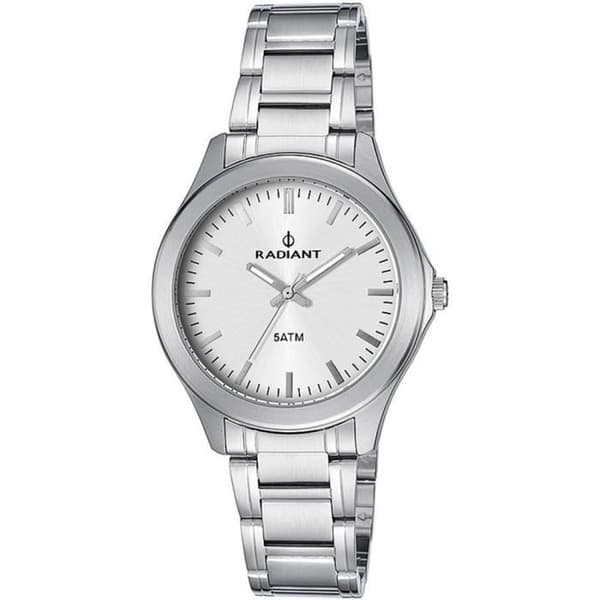 Klocka - RADIANT - NEW BASIC RA208202 - Kvarts - Silverfärgad - Rund