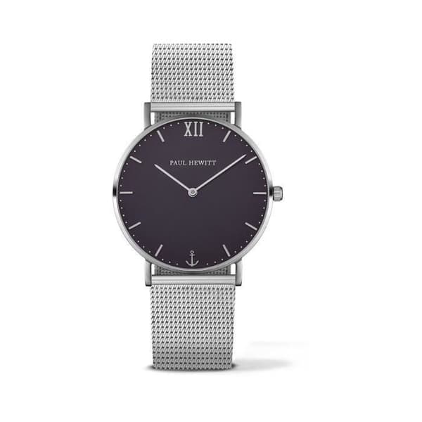Paul Hewitt - Sailor silver metallklocka (ph-sa-s-st-b-4m) stålstorlek