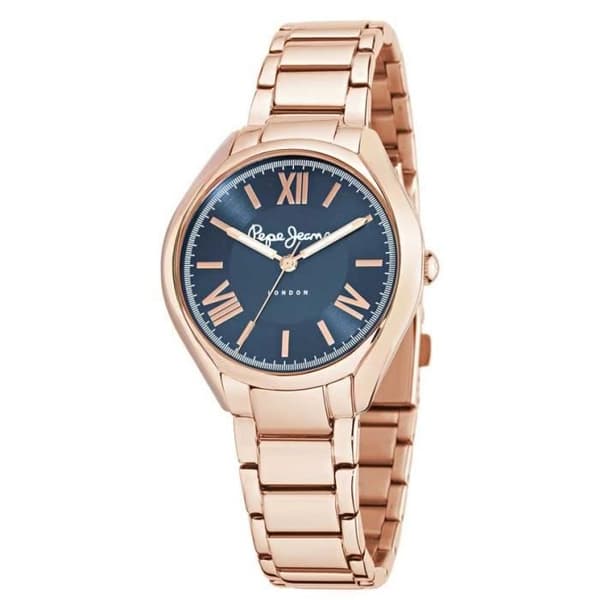 Klocka - ALICE - R2353101506 - Mineralglas - 38mm - Mörkblå - Kvinna