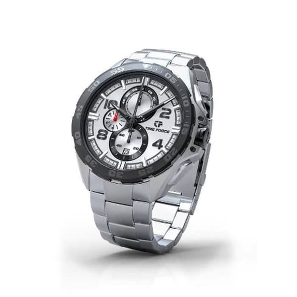 Herrklocka - Timeforce - TF3328M02M - Analog - Rostfritt stål - Klassisk