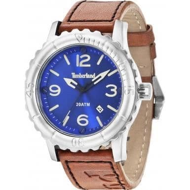 Klocka - Timberland - TBL14324JS-03 - Kvarts - Analog - Blått läder