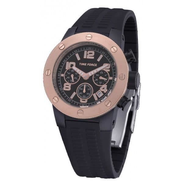 Montre - Time Force - TF4004M15 - Kvarts - Analog - Svart