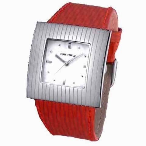 Klocka - Time Force - TF4023L04 - Kvarts - Analog - Silver Läder