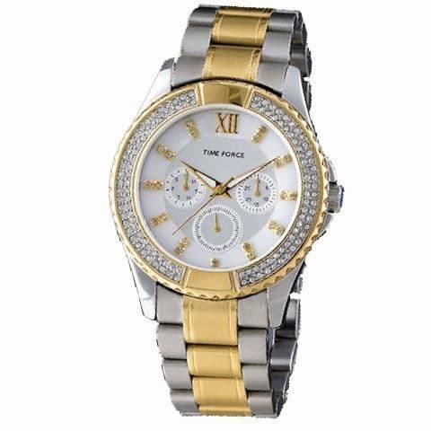 Klocka - Time Force - TF4169L19M - Kvarts - Analog - Silverfärgad