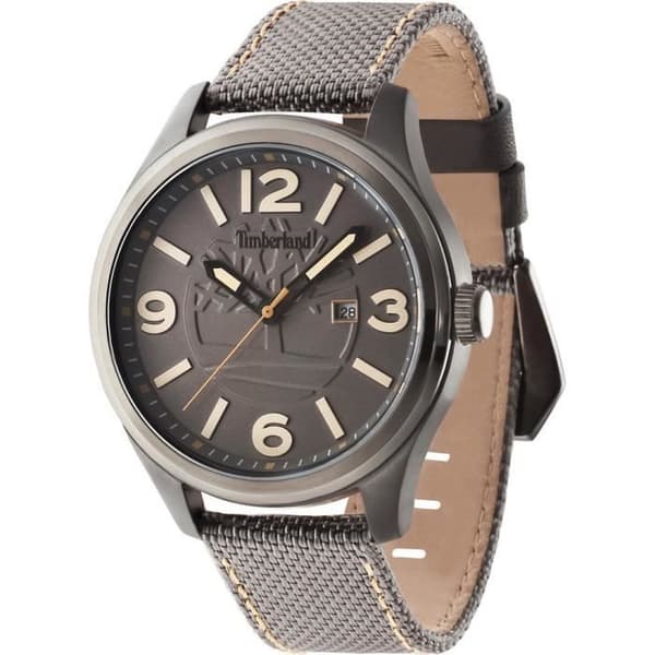 Klocka - Timberland - TBL14476JSU-13 - Kvarts - Analog - Grått läder