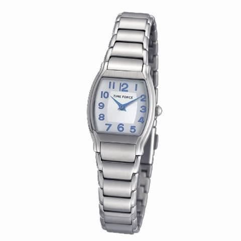 Klocka - Time Force - TF3360B02M - Kvarn - Analog - Silverstål