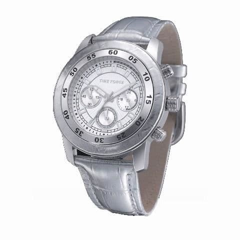 Klocka - Time Force - TF4005L15 - Kvarts - Analog - Vit Läder