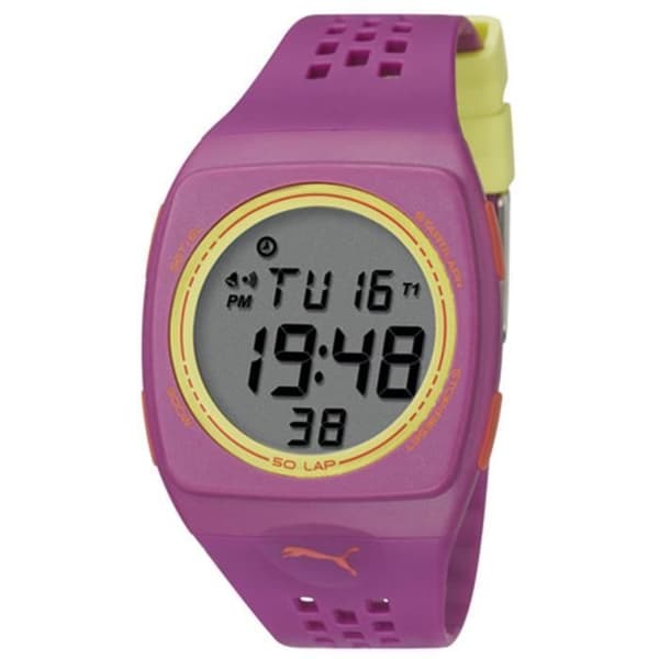 Klocka - Puma - Faas 300 - Sport - Kvarts - Unisex - Grå/Lila