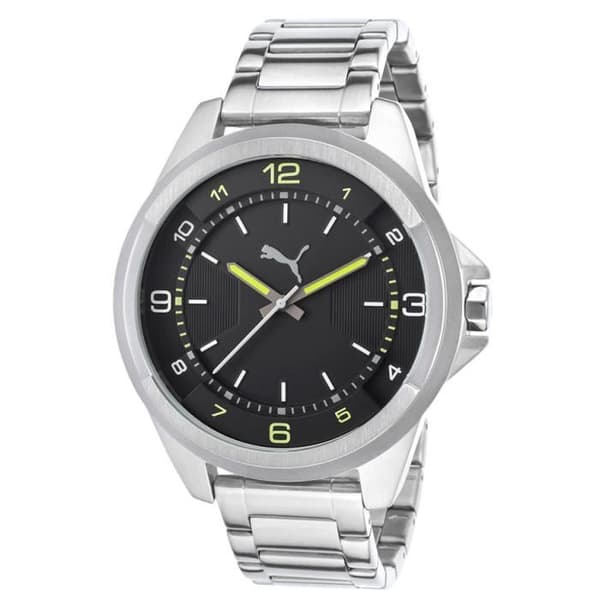 Klocka - PUMA - PU103511001 - Kvarts - Analog - Svart Stål