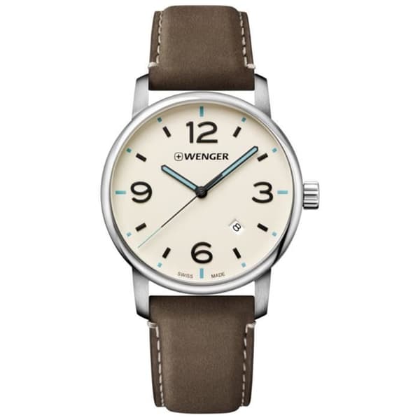 Klocka - Wenger - Urban Metropolitan 01.1741.118 - Läder - Kvarts - Analog