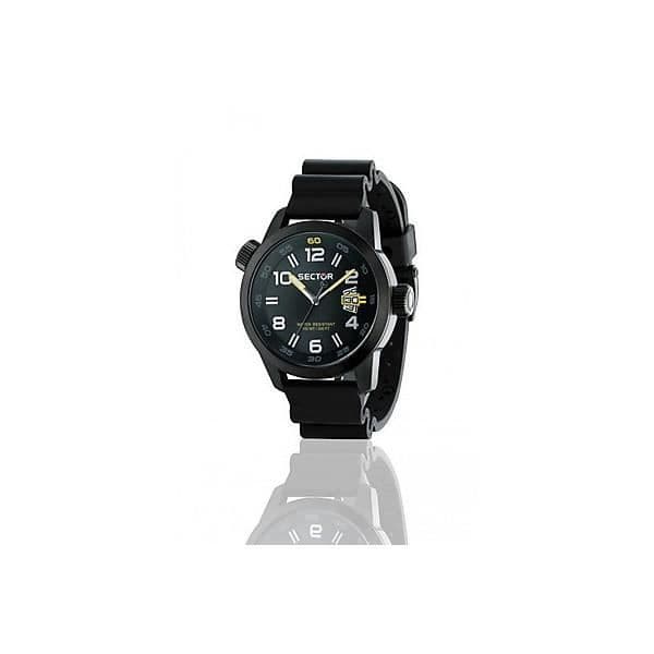 Klockarmband - Sektor - R325110222 - Svart - Kvarts - Sportig - 10 ATM