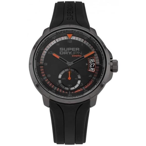 Herrklocka SUPERDRY SYG217BB - Quartz - Analog - Resin - Svart