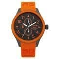 Klocka - Superdry - SYG110O - Kvarts - Svart - Orange Silikonarmband