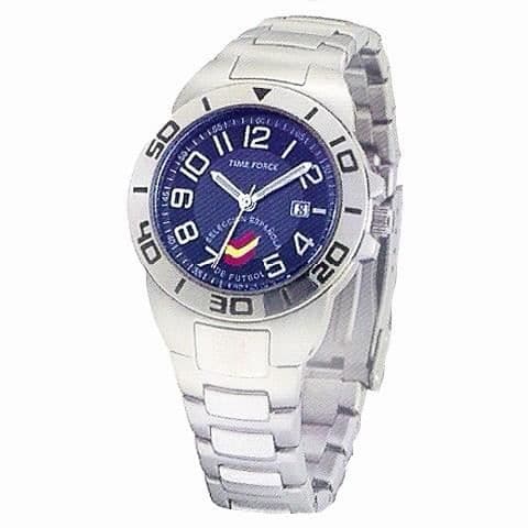 Klocka - Time Force - TF3232B01M - Kvarts - Analog - Blått Stål