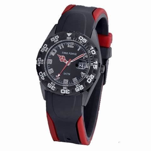 Klocka - Time Force - TF3028B14 - Kvarts - Analog - Svart