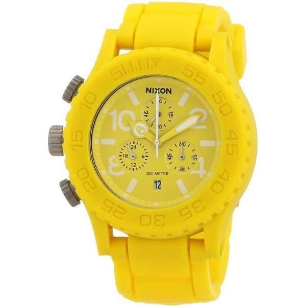 Nixon unisexklocka 42-20 A309250-00 Chrono Yellow