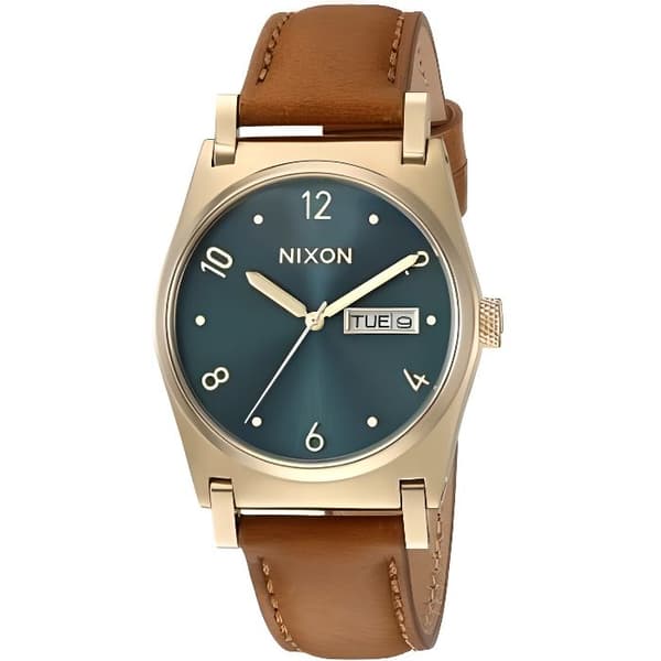 Damklocka - Nixon - A9552626 - 35 mm - Läder - Vattentät 10 Atm - Trendig