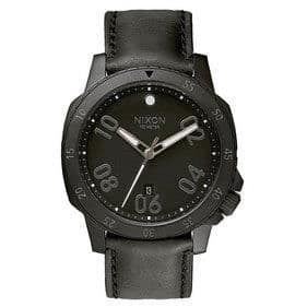 NIXON / THE RANGER LEATHER klocka - Helsvart