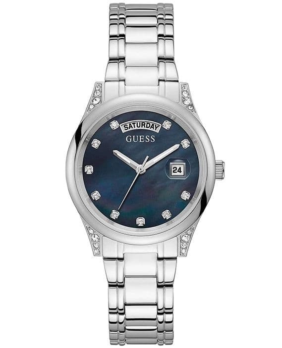 Klocka - Guess - GW0047L1 - Svart - 3 ATM vattentäthet - Chic stil