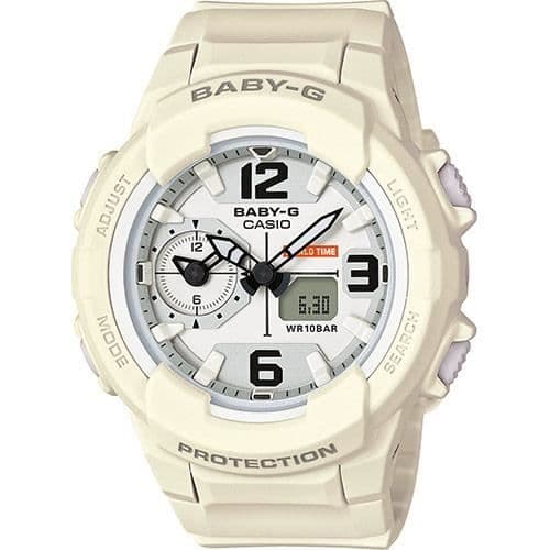 Klocka - Casio - BGA-230-7B2ER - Quartz - Dubbel display - Dam - Silver