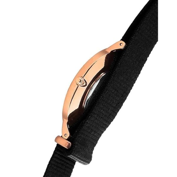 Daniel Wellington Cornwall 40 mm nylonarmband kvartsklocka för kvinnor DW00100257