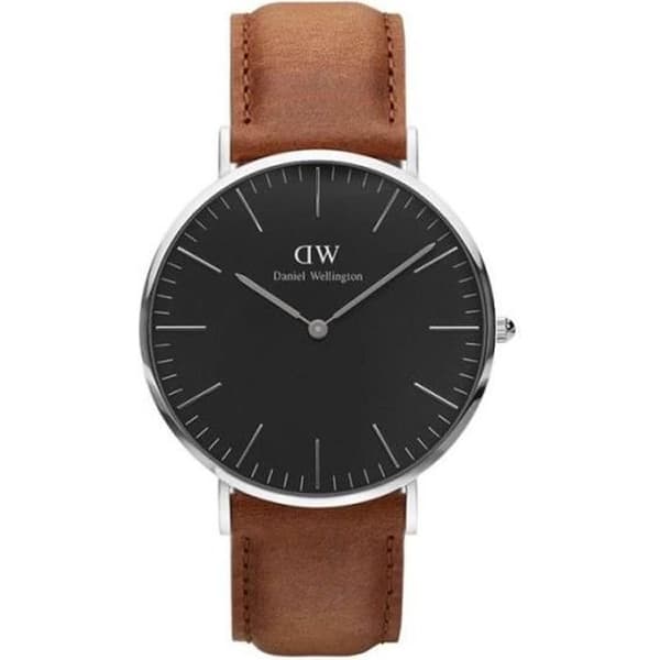 Daniel Wellington Herrklocka Durham modell Silver, Svart och Brun - DW00100132 40 mm