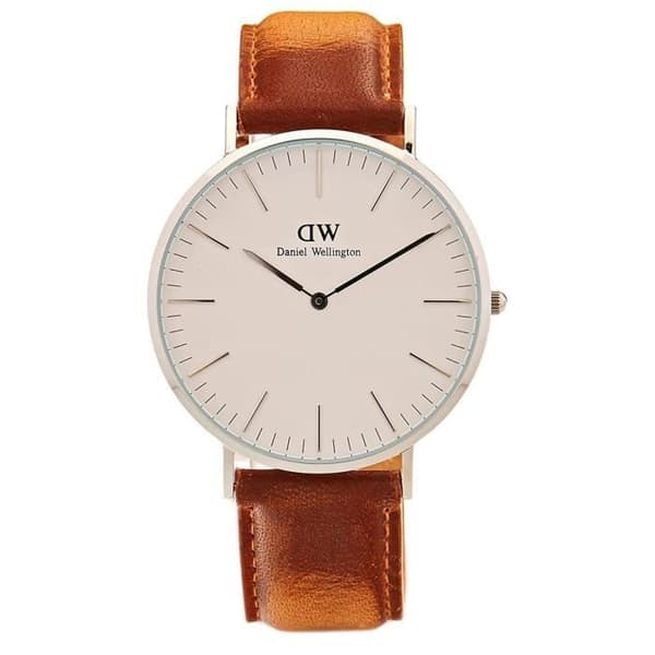 DANIEL WELLINGTON HERR 36MM BRUN LÄDERREM QUARTZ WATCH DW00100110