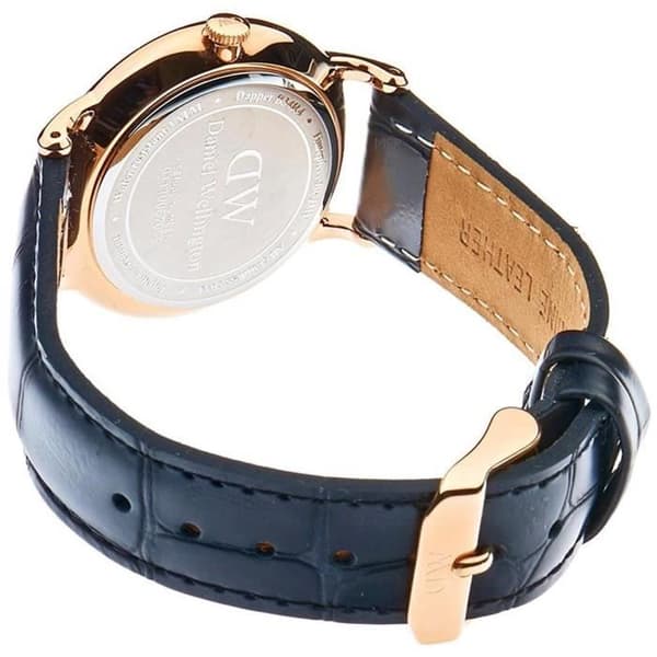 DANIEL WELLINGTON DAM 34MM SVART LÄDERREM QUARTZ WATCH DW00100118