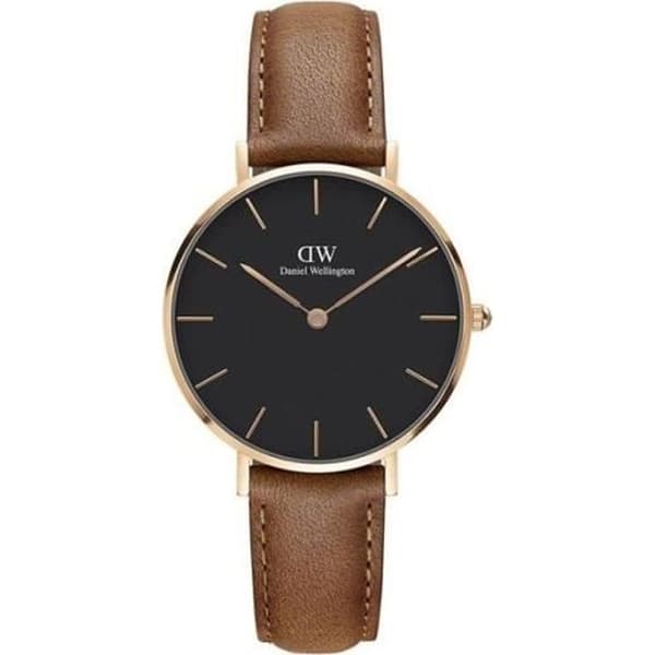 Daniel Wellington Petite DURHAM Damklocka - Ø32 Rose Gold - DW00100166 32mm Svart