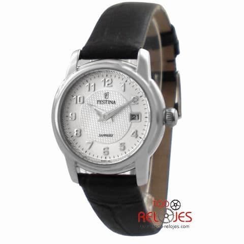 Klocka - FESTINA - F16051-3 - Kvarts - Analog - Silverläder