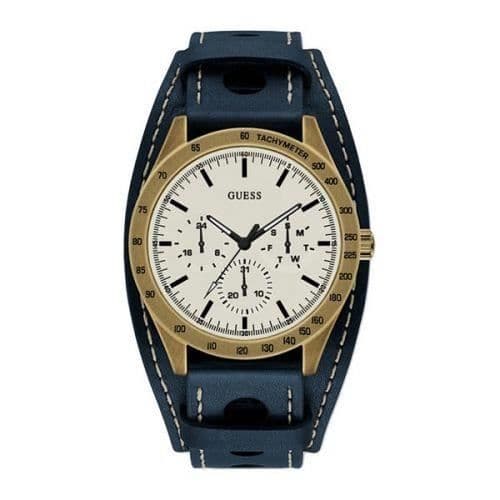 Klocka - Guess - W1100G2 - Kvarts - Läder - 44 mm