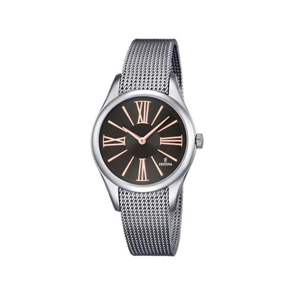 Damklocka - Festina - F16962-2 - Analog Quartz - Flerfärgad urtavla - Armband i rostfritt stål