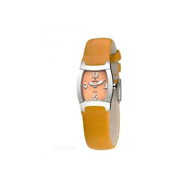 Klocka - FESTINA - F16228-4 - Kvarts - Analog - Orange Läder