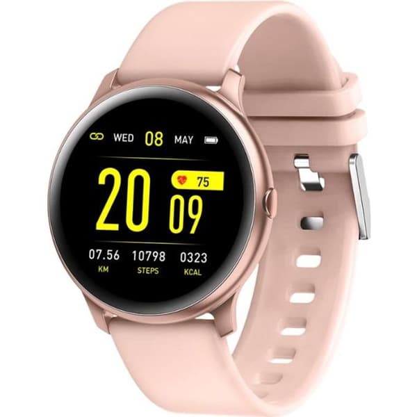 Maxcom FW32 Neon Pink smart ansluten klocka - Bluetooth 4.0 - IP67 - 1,3" skärm