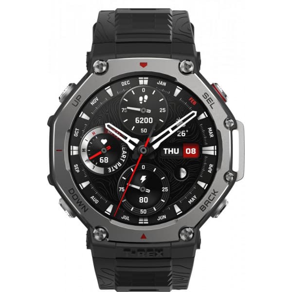 Amazfit T-Rex 3 -älykello, 48,5 mm, musta