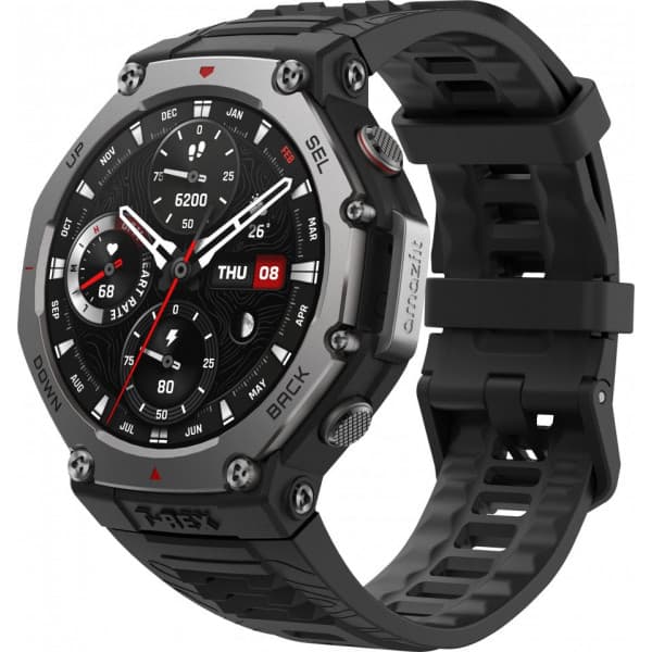 Amazfit T-Rex 3 -smartklocka, 48,5 mm, svart