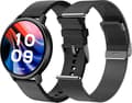 Miniatyrbild 1 av 6: SPC SMARTEE DUO CLASSIC - Svart smartklocka med utbytbart band, AMOLED 1,43”, Bluetooth-samtal, 8J batteri, IP68