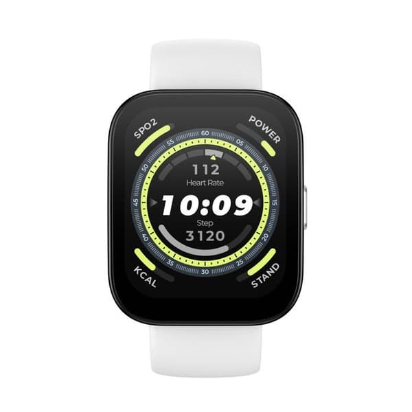 Den krämvita Amazfit BIP 5 är en original och ny produkt som tillhör kategorin smarta klockor. Dess kod