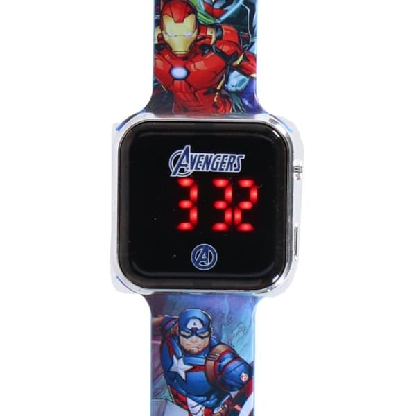 Mervel LED Watch Avengers Blue