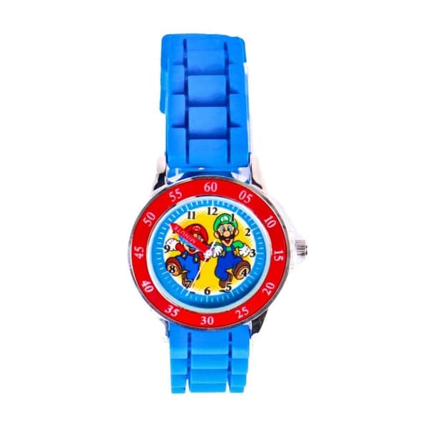 Super Mario Time Teacher Watch Blå/Rød