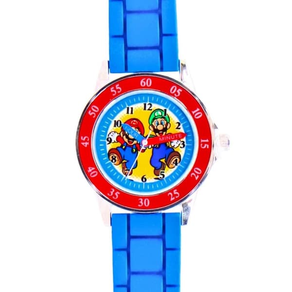 Super Mario Time Teacher Watch Blå/Rød