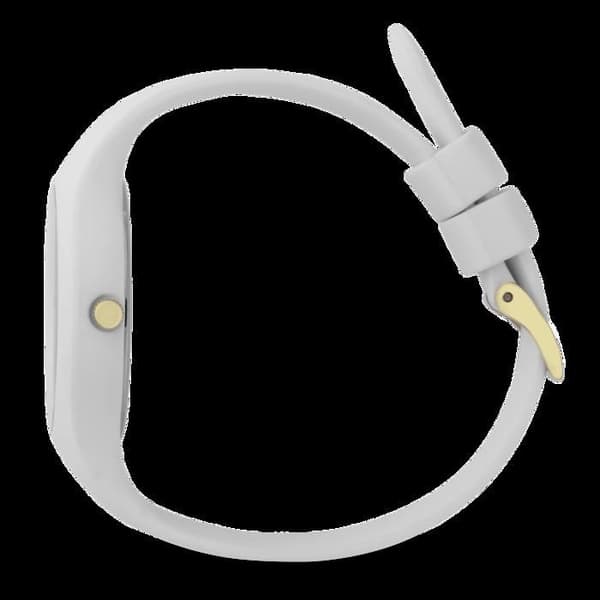 Klocka - Ice-Watch - ICE glam White Gold Numbers - Vit silikon - Kvarts - Dam