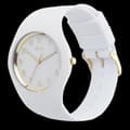 Miniatyrbild 2 av 4: Klocka - Ice-Watch - ICE glam White Gold Numbers - Vit silikon - Kvarts - Dam