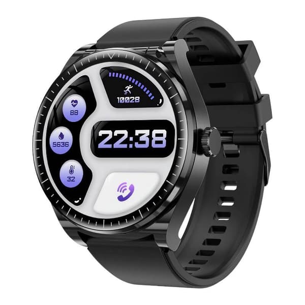 BlitzWolf BW-HW1 smartwatch + TWS hörlurar (svarta)